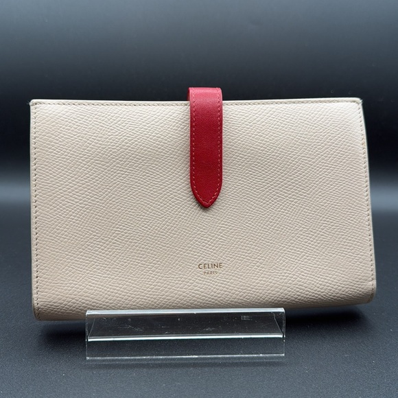 Celine BICOLOUR LARGE STRAP WALLET - Picture 1 of 10